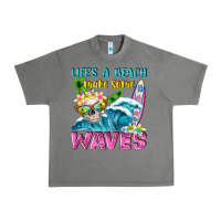 Tornado Life's a beach make some waves Urban Heavy Tee - NancyCooperArtShop