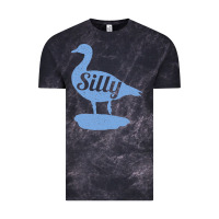 Cloud Black Silly Goose Funny Silly Goose Vintage Tee - longCreatives