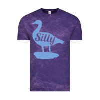 Cloud Purple Silly Goose Funny Silly Goose Vintage Tee - longCreatives
