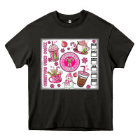Asphalt christmas vibes coffee Heavy Core Tee - MaliasSmallBusiness