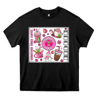 Black christmas vibes coffee Heavy Core Tee - MaliasSmallBusiness