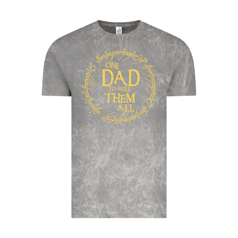 Mens One Dad To Rule Them All  Father's Day Gift Vintage Tee by longCreatives | Teevron