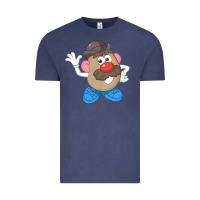 Vintage Denim Womens Mr. Potato Head Simple Portrait Vintage Tee - longCreatives