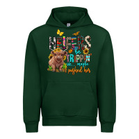 Forest Green heifers be trippin ok maybe i pushed her Urban Hoodie - BarkalooDesign