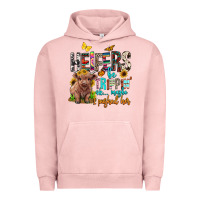Pigment Salmon heifers be trippin ok maybe i pushed her Urban Hoodie - BarkalooDesign