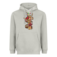 Moon Dust merry christmas skeleton hand Heavyweight Hoodie - CowhideDigitalArt