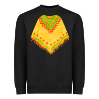 Black mexican poncho fa element Heavyweight Sweatshirt - FaDigitalArtStudio