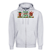 Heather Grey flannels lattes leggings libbey glass Zipper Hoodie - BundleAndBundleShop