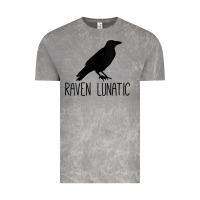 Cloud Rock Womens Raven Lunatic, Funny Bird Lover Gift Men Women Kids Vintage Tee - longCreatives