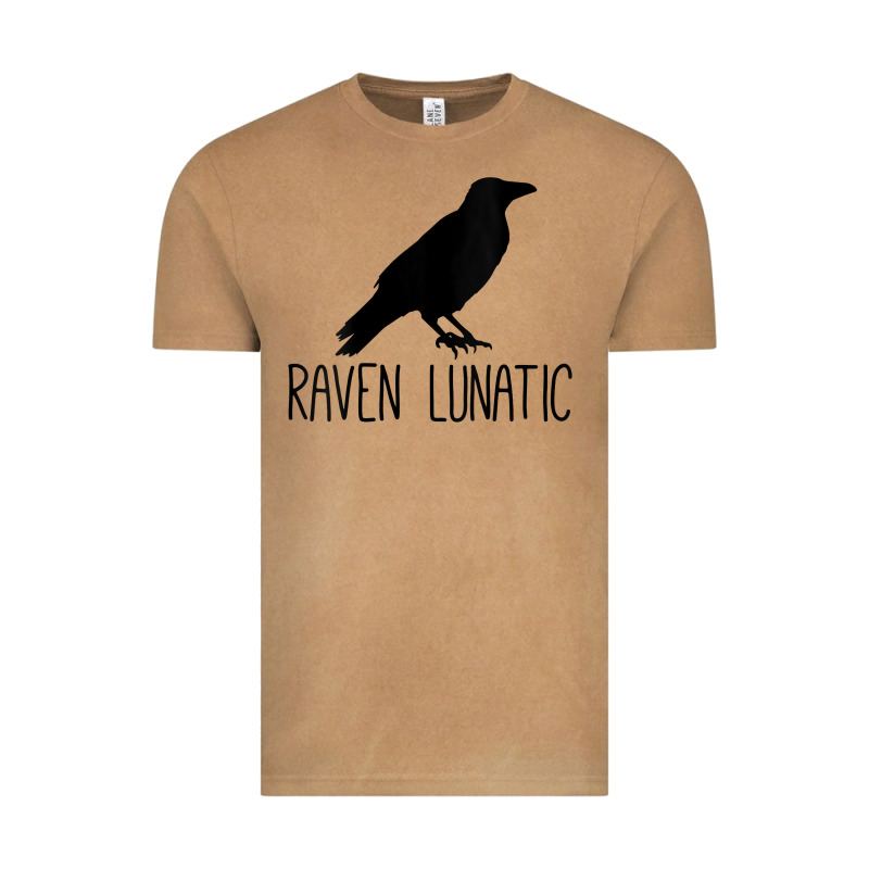 Womens Raven Lunatic, Funny Bird Lover Gift Men Women Kids Vintage Tee by longCreatives | Teevron