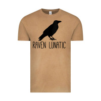 Vintage Camel Womens Raven Lunatic, Funny Bird Lover Gift Men Women Kids Vintage Tee - longCreatives