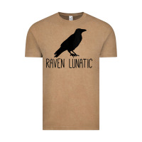 Vintage Coffee Womens Raven Lunatic, Funny Bird Lover Gift Men Women Kids Vintage Tee - longCreatives
