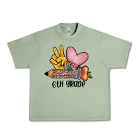 Oil Green peace love 6th grade Urban Heavy Tee - JahusDesignShop