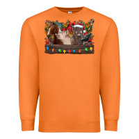 Carrot festive farmyard gathering Premium Sweatshirt - CowhideDigitalArt