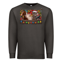 Smoke festive farmyard gathering Premium Sweatshirt - CowhideDigitalArt