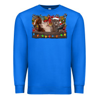 True Royal festive farmyard gathering Premium Sweatshirt - CowhideDigitalArt