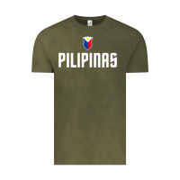 Vintage Olive Pilipinas Basketball Wear, Gilas Philippines Casual Wear Vintage Tee - longCreatives
