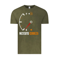 Vintage Olive Mexican beer necesito cerveza cool & funny sayings Vintage Tee - longCreatives