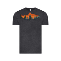 Vintage Black Trout Fly Fishing Nature Outdoor Fisherman Gift Vintage Tee - longCreatives