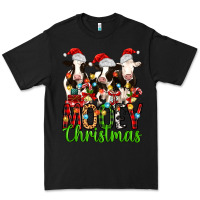 Black christmas three cows mooey christmas Premium Tee - MaliasSmallBusiness