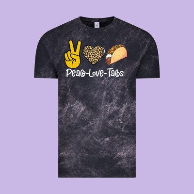 Peace Love Tacos Vintage Tee Designed By Bettercallsaul