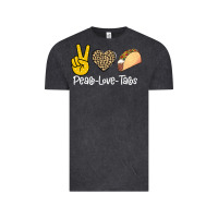Vintage Black Peace Love Tacos Vintage Tee - Bettercallsaul
