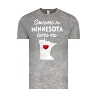 Cloud Rock Someone In Minnesota Loves Me  Minnesota  MN Vintage Tee - longCreatives