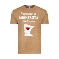 Vintage Camel Someone In Minnesota Loves Me  Minnesota  MN Vintage Tee - longCreatives