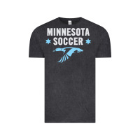 Vintage Black Minnesota Soccer Fan Gear  FC , United T Vintage Tee - longCreatives
