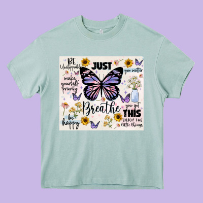 Just Breathe Heavy Core Tee Designed By Jahusdesignshop