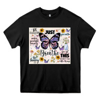 Black just breathe Heavy Core Tee - JahusDesignShop