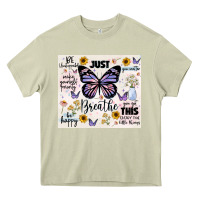 Mossy just breathe Heavy Core Tee - JahusDesignShop