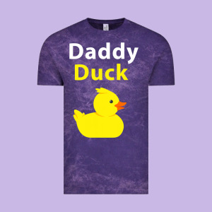 Funny Daddy Duck Rubber Duck Vintage Tee Designed By Longcreatives