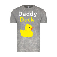 Cloud Rock Funny Daddy Duck Rubber Duck Vintage Tee - longCreatives