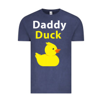 Vintage Denim Funny Daddy Duck Rubber Duck Vintage Tee - longCreatives