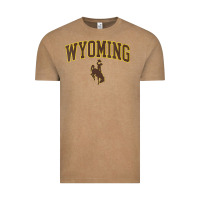 Vintage Coffee Womens Wyoming Cowboys Apparel Fan Favorite Arch Vintage Tee - longCreatives