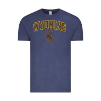 Vintage Denim Womens Wyoming Cowboys Apparel Fan Favorite Arch Vintage Tee - longCreatives