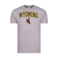 Vintage Zinc Womens Wyoming Cowboys Apparel Fan Favorite Arch Vintage Tee - longCreatives