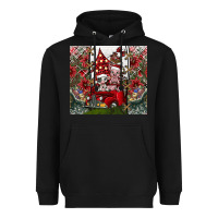 Black merry Christmas Heavyweight Hoodie - CowhideDigitalArt