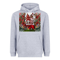 Heather Grey merry Christmas Heavyweight Hoodie - CowhideDigitalArt