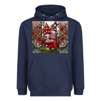 Navy merry Christmas Heavyweight Hoodie - CowhideDigitalArt