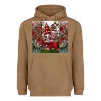 Toasted Coconut merry Christmas Heavyweight Hoodie - CowhideDigitalArt