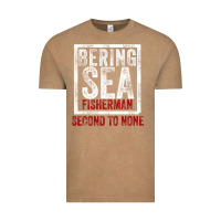 Vintage Coffee Bering Sea Fisherman second to none dutch harbor Alaska Vintage Tee - longCreatives