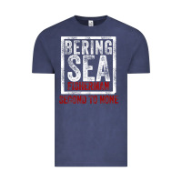 Vintage Denim Bering Sea Fisherman second to none dutch harbor Alaska Vintage Tee - longCreatives