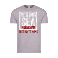 Vintage Zinc Bering Sea Fisherman second to none dutch harbor Alaska Vintage Tee - longCreatives