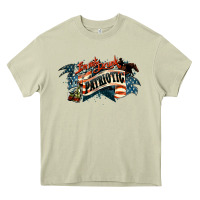 Patriotic Drunk America Heavy Core Tee | Teevron