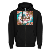 Black coffee teach repeat tumbler Zipper Hoodie - BundleAndBundleShop