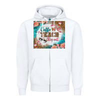 Coffee Teach Repeat Tumbler Zipper Hoodie | Teevron