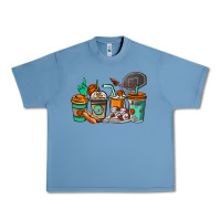 Pebble Blue Basketball coffee cups Urban Heavy Tee - NancyCooperArtShop