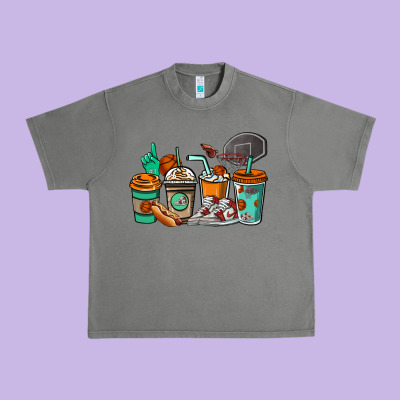 Basketball Coffee Cups Urban Heavy Tee Designed By Nancycooperartshop